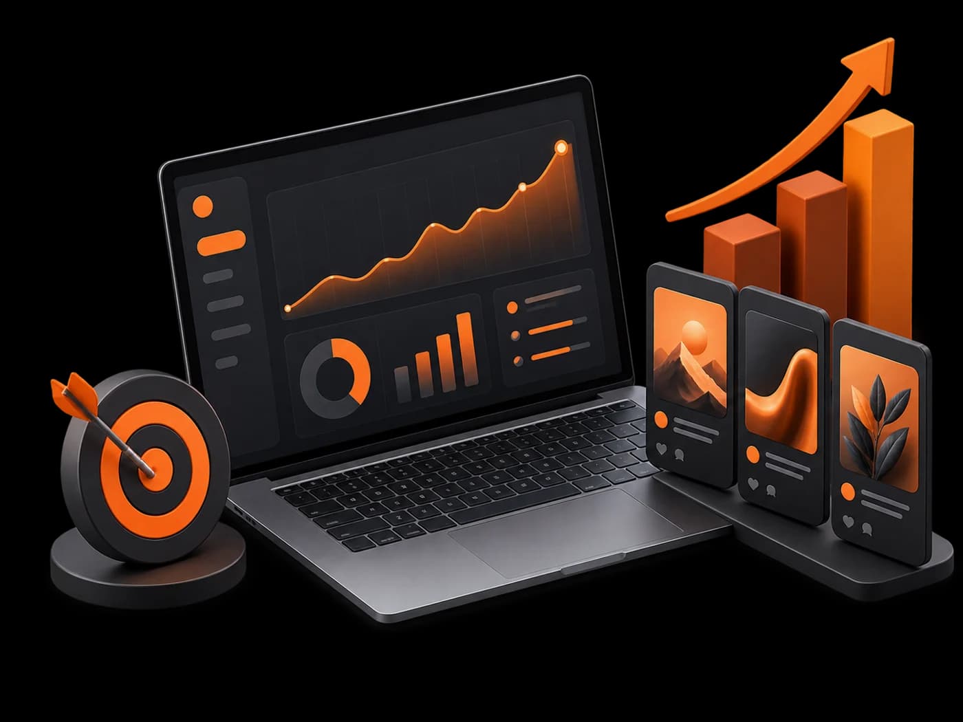 Illustration of Digital Marketing Johannesburg services